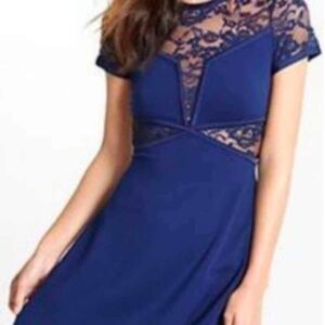 💲⬇️Express Deep blue Lace Mini Dress.
